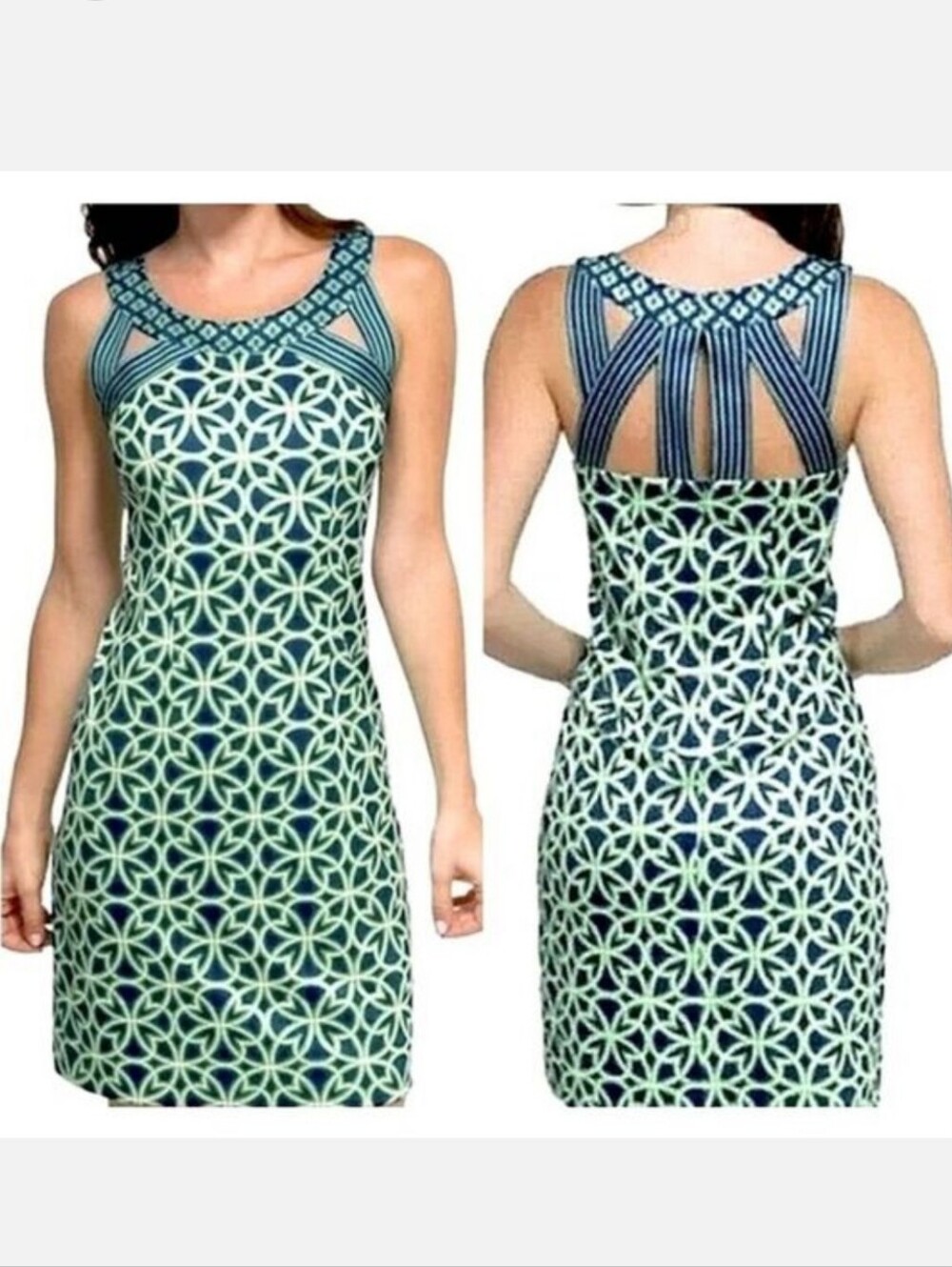 Gretchen Scott Isosceles Biltmore Geo Print Dress